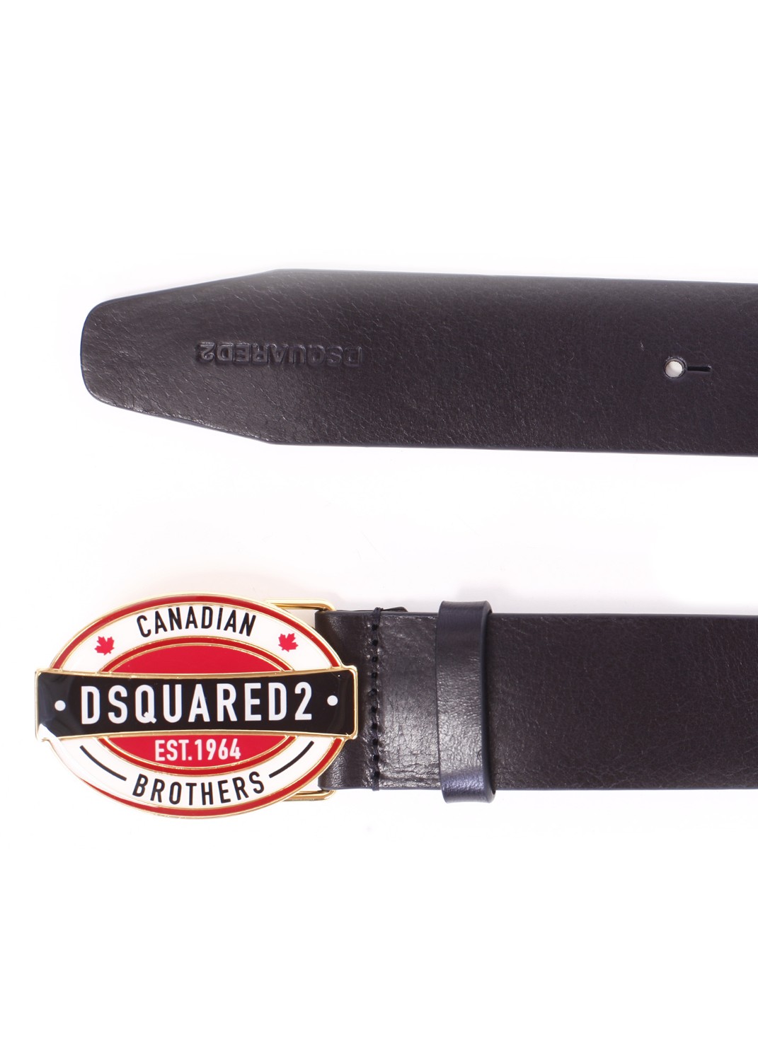 shop DSQUARED2 Saldi Cintura: Dsquared2 cintura "Canadian brothers plaque belt".
Cintura in pelle.
Fibbia in metallo smaltato lettering.
Lettering "DSQAURED2" impresso.
Misura: 4cm.
Composizione: 100% Pelle.
Fabbricata in Italia.. BEM0480 12900001-M1165 number 7102914